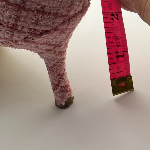 Charles David Angelica Pumps 👠 Size 7 Pink White Tweed Point Toe Heels Barbie - Picture 11 of 11